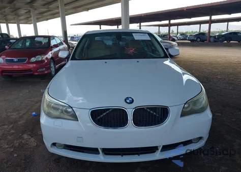 2006 BMW 530I z USA, uszkodzony, nr VIN WBANE73516CM31233